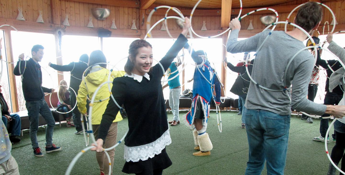 Interactive teambuilding and exploration promotes understanding of what it means to be Northern Plains people