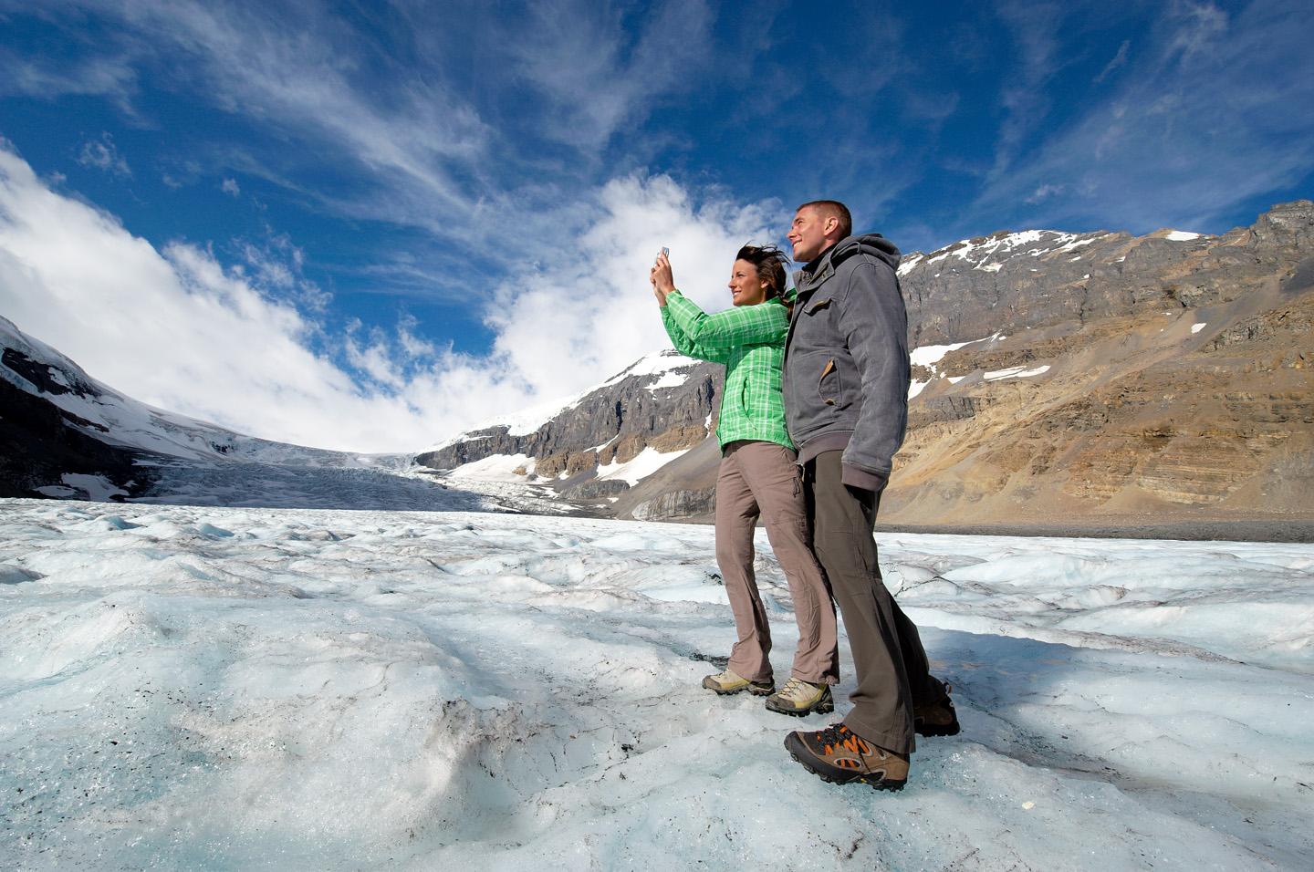 Learn which oceans the Columbia Icefields feed, and how climate change is impacting their health