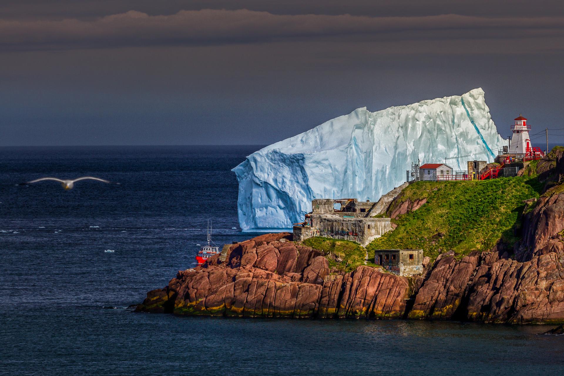 Sailing past Cabot Tower and Cape Spear, the most easterly point in North America