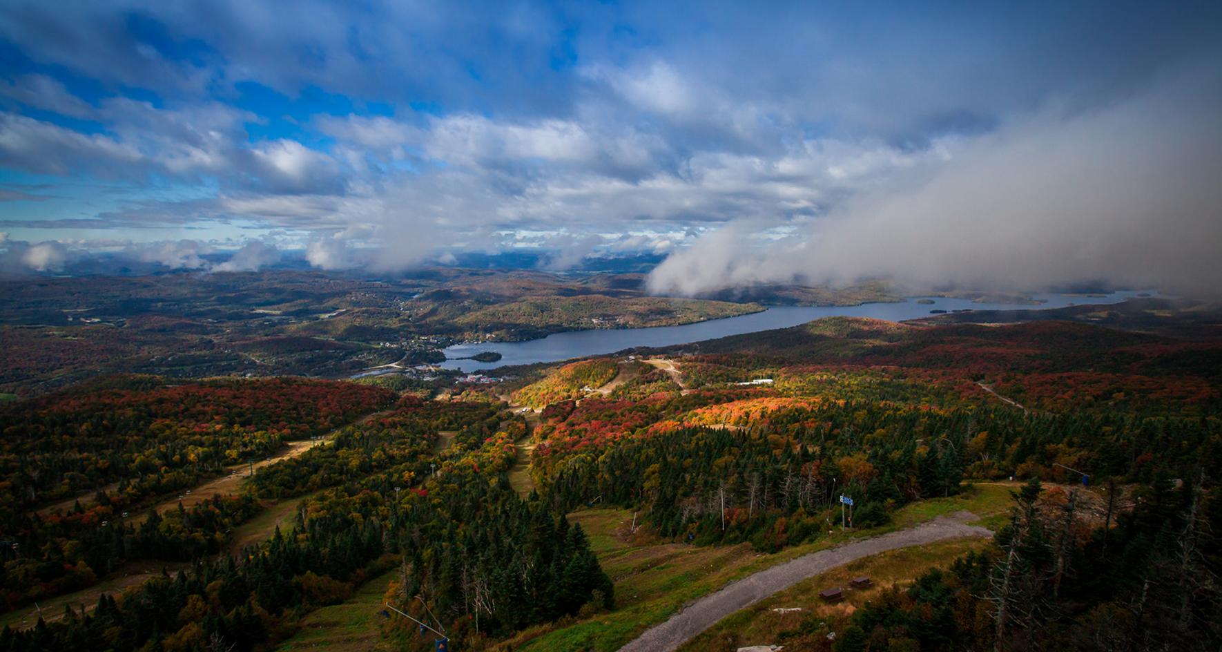 Tranquil summit of Tremblant