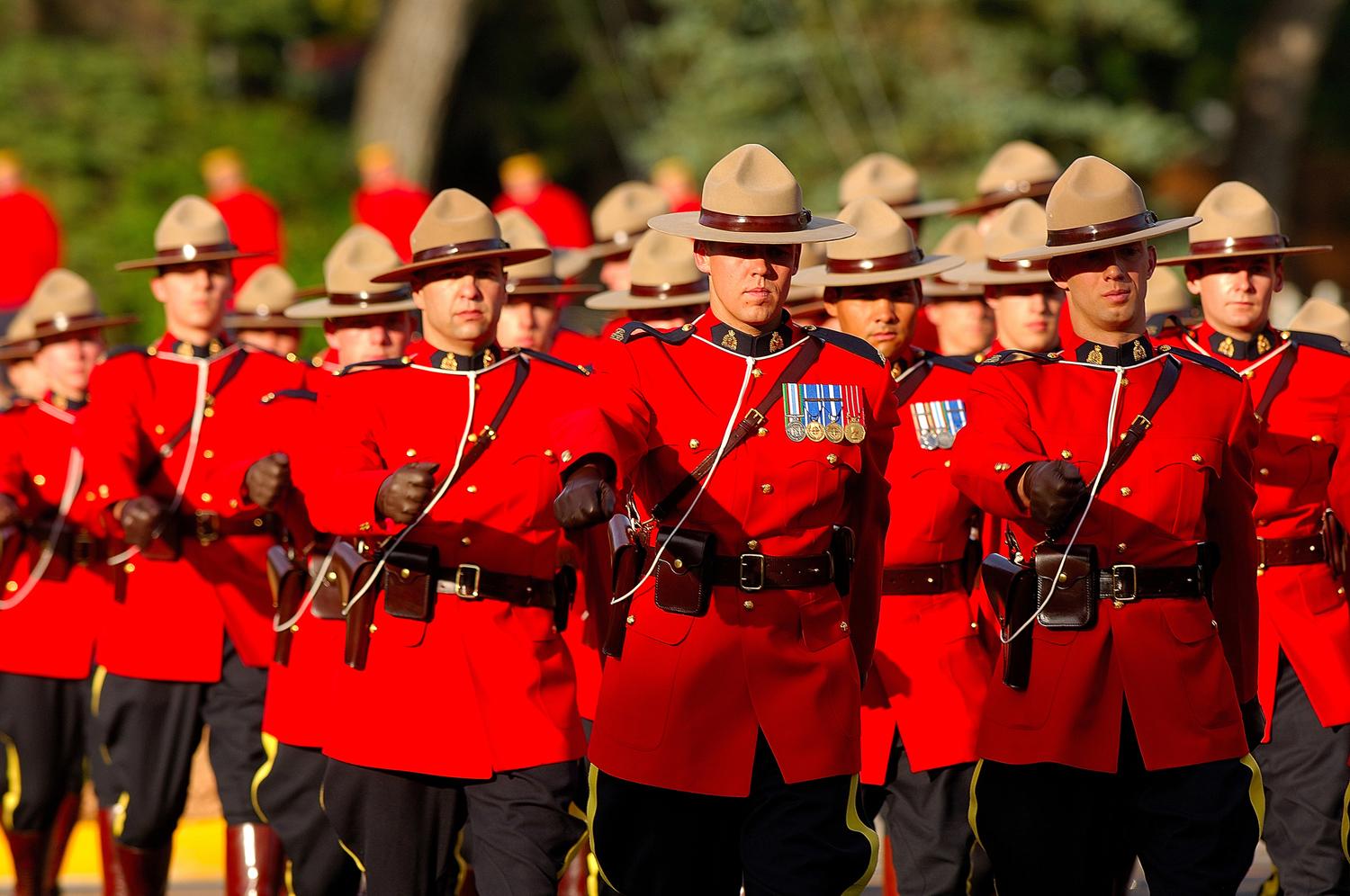 RCMP Sunset Ceremony Regina