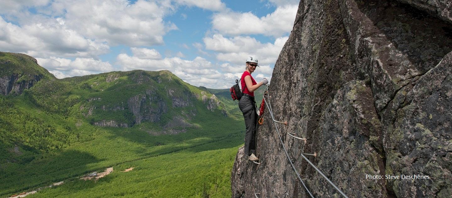 via ferrata charlevoix